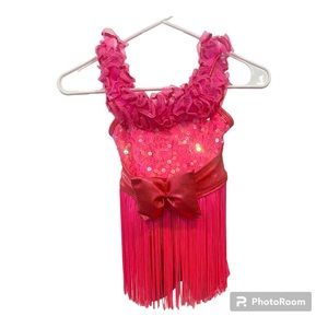 Pink ruffle Costume